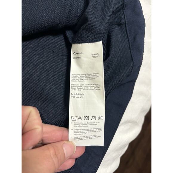 Rip Curl Men's Size M Anti Series Light Weight Jacket Two-Tone Color Block Blue - Picture 6 of 8